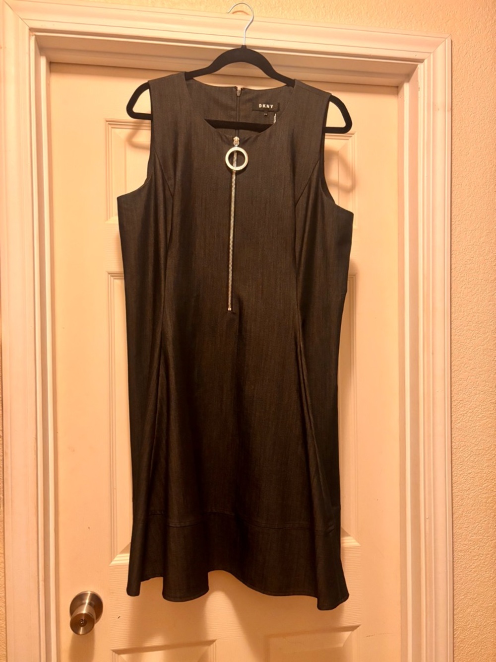 DKNY women's sleeveless A-line dress